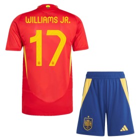 Dječji Nogometni Dres Španjolska Williams JR 17 Domaći Euro 2024